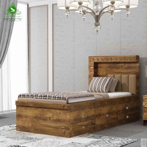 تخت خواب یک نفره مدل پارما