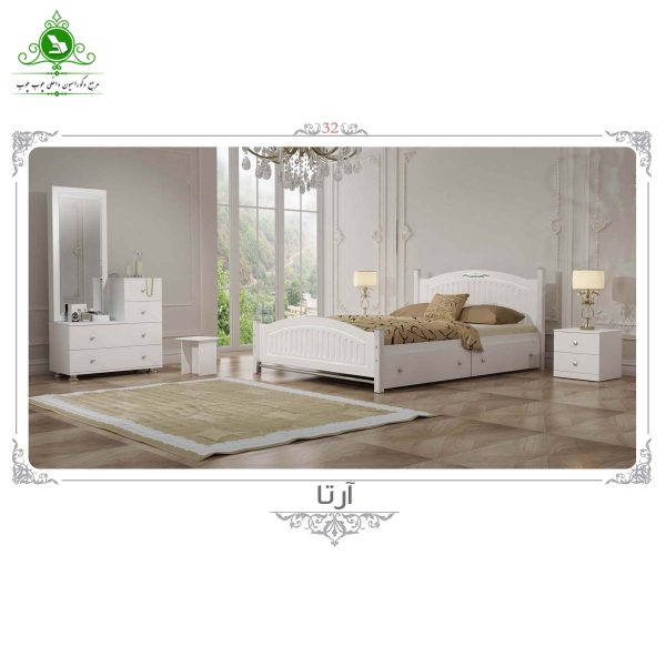 double bed arta 3 تخت خواب دو نفره مدل آرتا