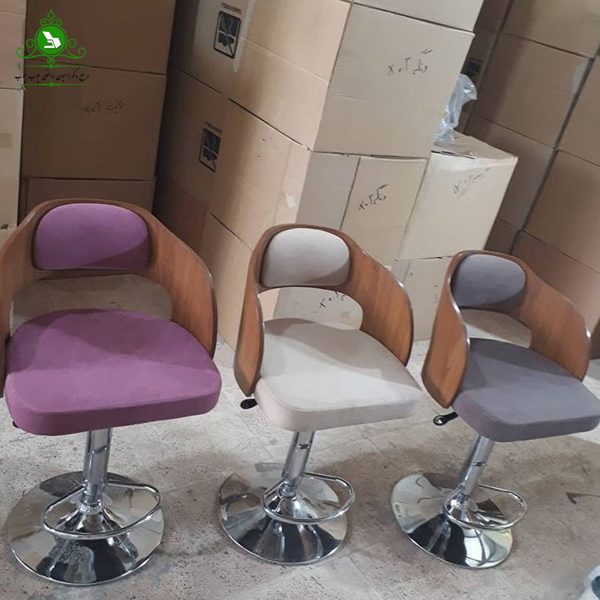 صندلی اپن جکدار چوبی مدل منحنی
