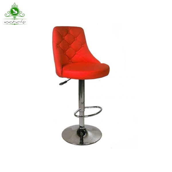 open chair kafgerd dokmeh 4-min صندلی اپن جکدار مدل کف گرد دکمه دار قرمز