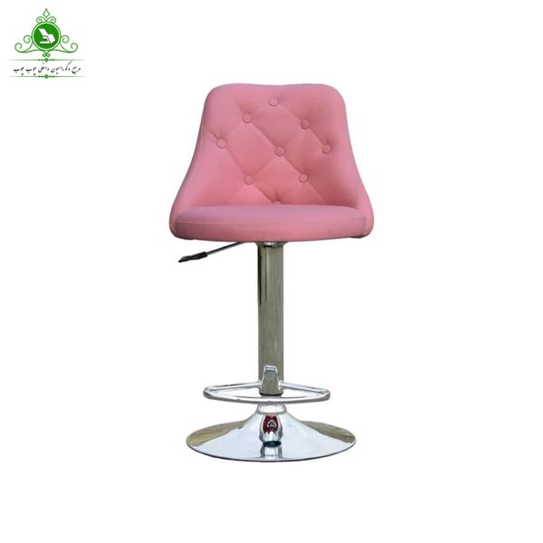 open chair kafgerd dokmeh 6-min صندلی اپن جکدار مدل کف گرد دکمه دار صورتی