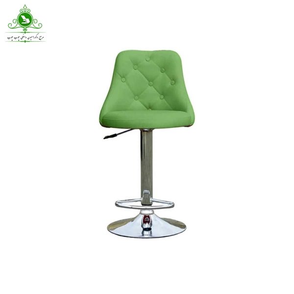 open chair kafgerd dokmeh 7-min صندلی اپن جکدار مدل کف گرد دکمه دار سبز