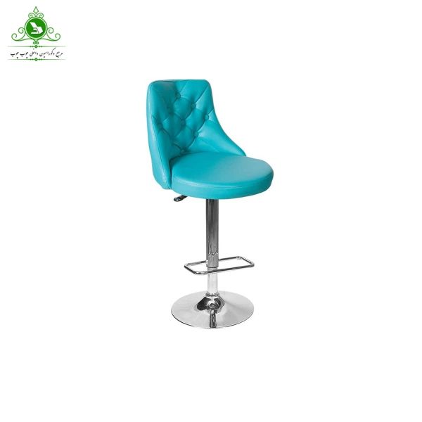 open chair kafgerd dokmeh-min صندلی اپن جکدار مدل کف گرد دکمه دار آبی