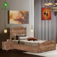 تخت خواب یک نفره مدل آرتا آنتیک طلایی