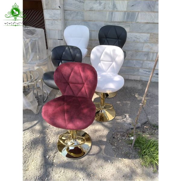 صندلی اپن جکدار مدل زین اسبی پایه طلایی