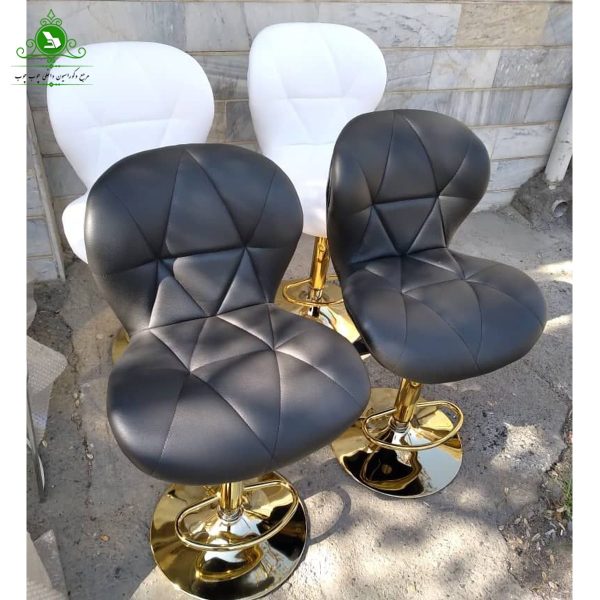 صندلی اپن جکدار مدل زین اسبی پایه طلایی