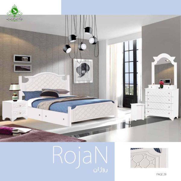 double-bed-rojhan2 تخت خواب دو نفره مدل روژان