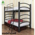 تخت خواب دو طبقه مدل شادی مشکی
