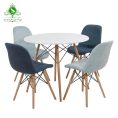 میز ناهارخوری چهارنفره فایبر روکشی