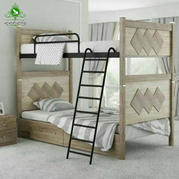 تخت خواب دو طبقه لوزی