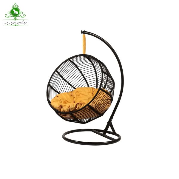 تاب ریلکسی مدل ماهواره ای رنگ مشکی با تشک زرد