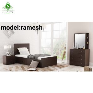تخت خواب یک نفره مدل رامش