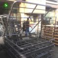 کفی تخت خواب دو نفره مدل جکدار تمام کلاف گرد