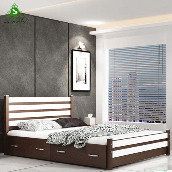 double bed azin تخت خواب دو نفره مدل آذین