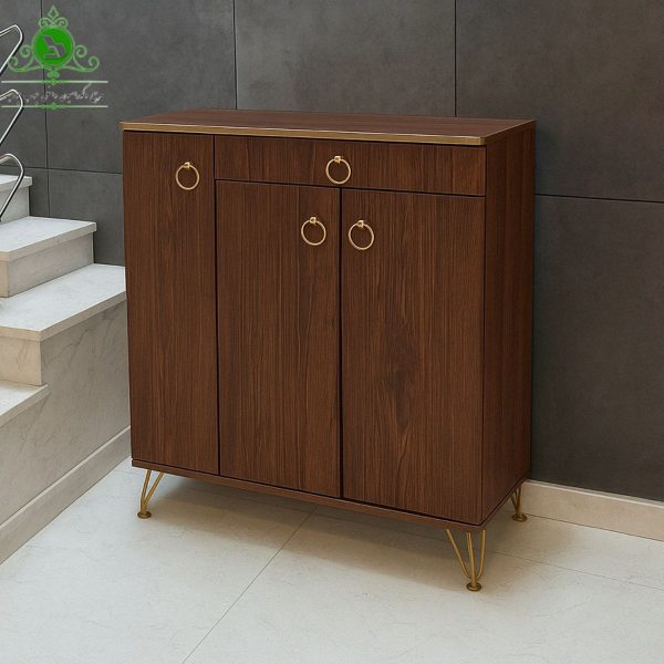 جاکفشی مدل سه درب پایه فلزی
