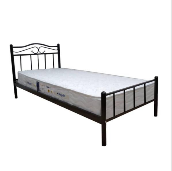 تخت خواب یک نفره فلزی مدل عروس