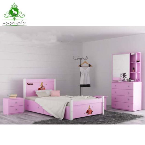 تخت خواب یک نفره مدل ساغر