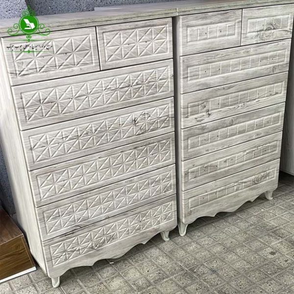 دراور 7 کشو درب وکیوم پایه دار