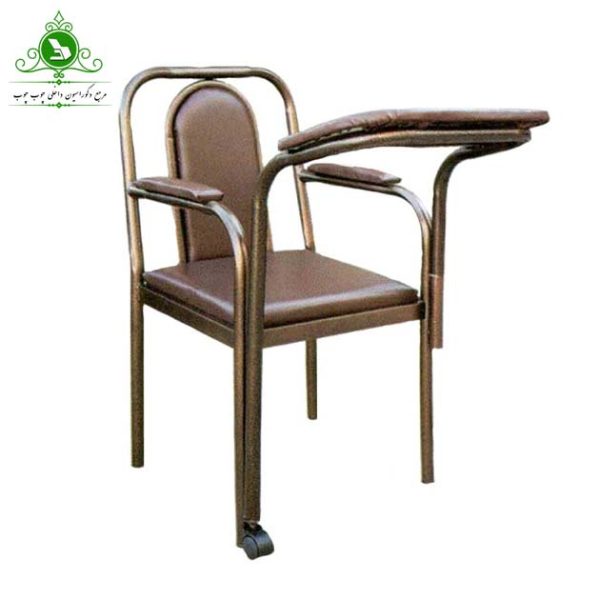 صندلی نماز ساده فلزی چرخدار