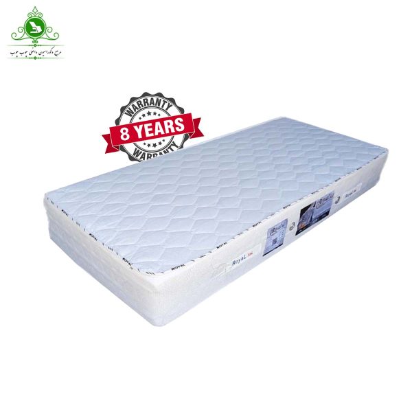 Teen mattress with 8 years warranty تشک یک نفره نوجوان طبی فنری رویال با 8 سال ضمانت