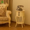 میز تلفن گرد سه کشو مدل دنیز