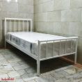 تخت خواب یک نفره سفید مدل اشکان