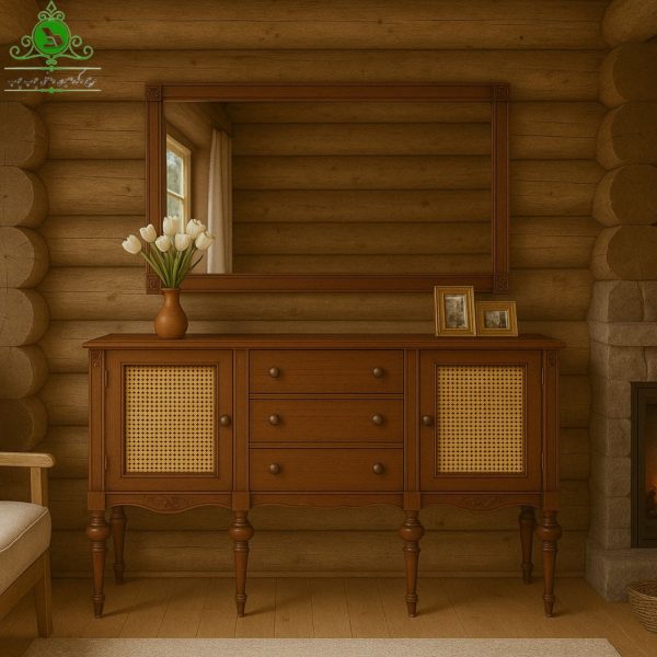 آینه و کنسول مدل روستیک