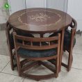 میز ناهارخوری چهار نفره کمجا معرق