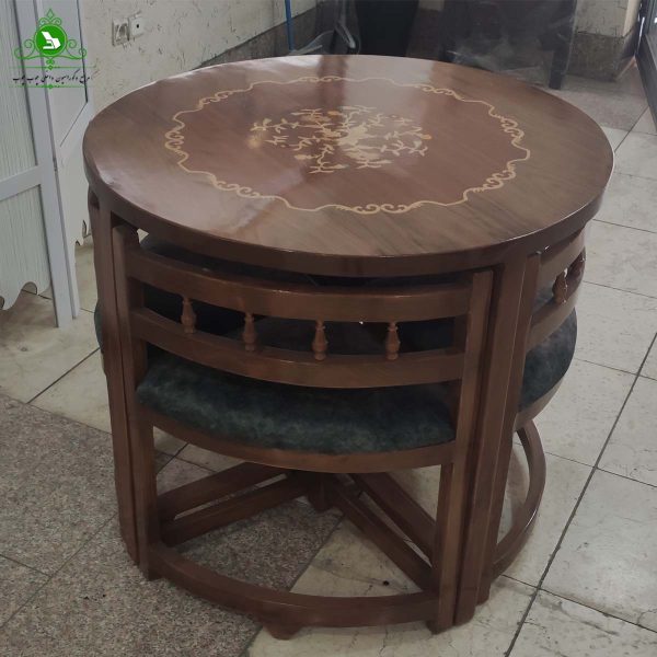 میز ناهارخوری چهار نفره کمجا معرق