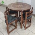 میز ناهارخوری چهار نفره کمجا معرق