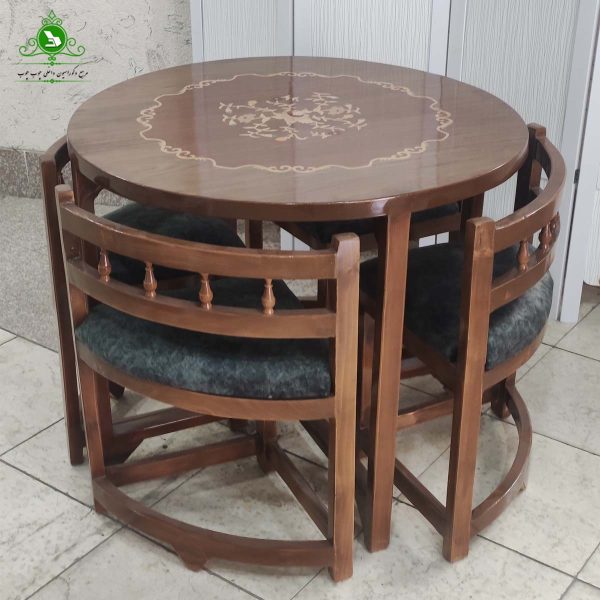 میز ناهارخوری چهار نفره کمجا معرق