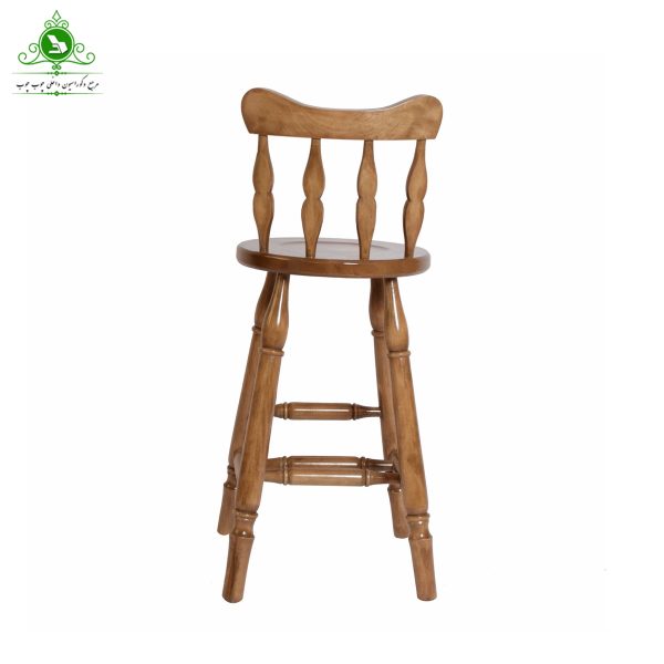 Open rabbit chair 5 صندلی اپن چوبی مدل خرگوشی رنگ عسلی
