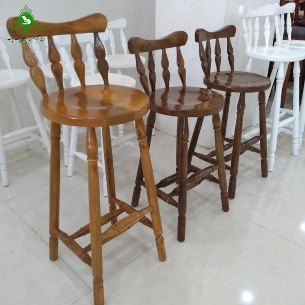Open rabbit chair 7 صندلی اپن چوبی مدل خرگوشی رنگ بندی
