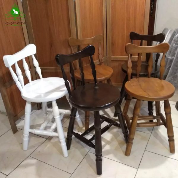 Open rabbit chair 8 صندلی اپن چوبی مدل خرگوشی رنگ بندی