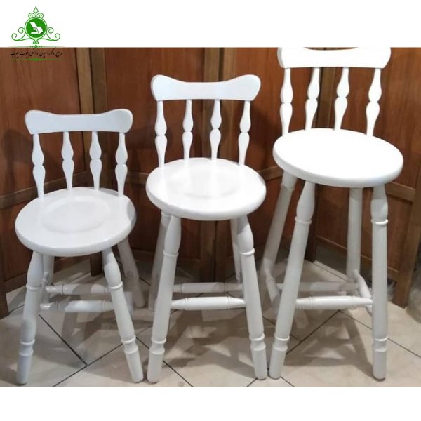 Open rabbit chair 9 صندلی اپن چوبی مدل خرگوشی رنگ سفید