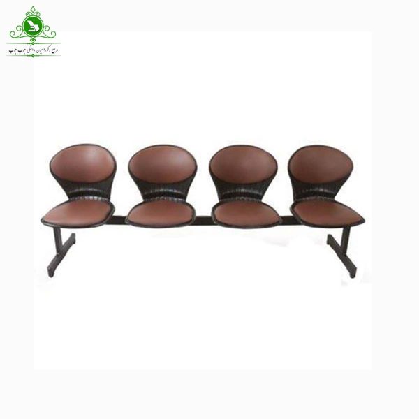 Shell waiting chair for four 2 صندلی انتظار مدل صدفی چهار نفره