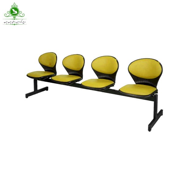 Shell waiting chair for four 3 صندلی انتظار مدل صدفی چهار نفره