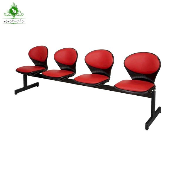 Shell waiting chair for four 4 صندلی انتظار مدل صدفی چهار نفره