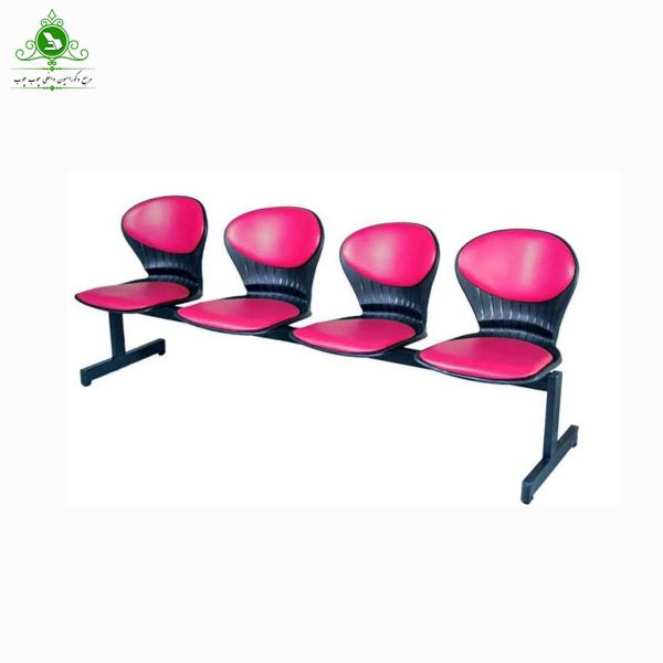 Shell waiting chair for four صندلی انتظار مدل صدفی چهار نفره