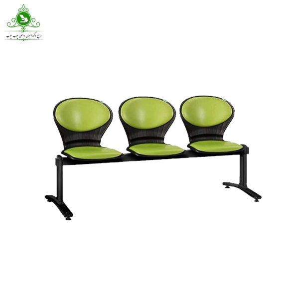 Shell waiting chair for three