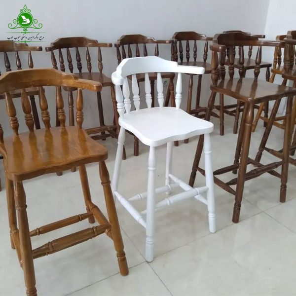Texas wooden open chair 5 صندلی اپن چوبی مدل تگزاسی رنگ بندی