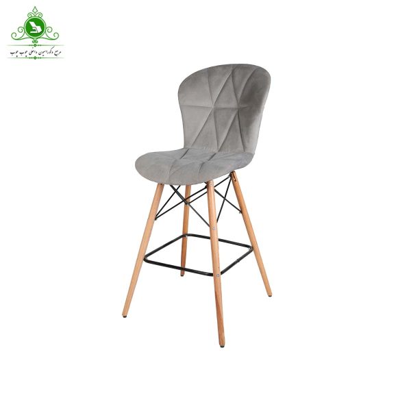 صندلی اپن پایه ایفلی مدل فایبر روکش دار