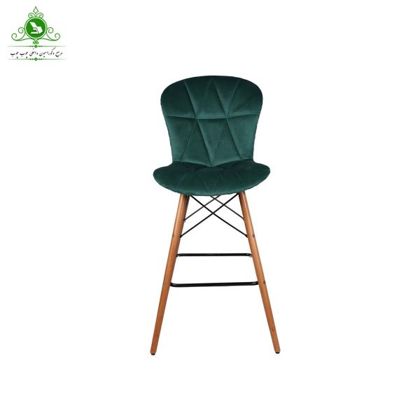 صندلی اپن پایه ایفلی مدل فایبر روکش دار