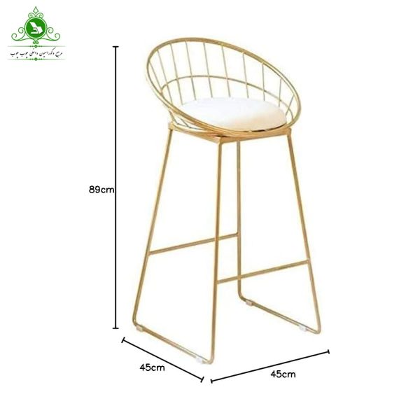 open chair tafco 4-min صندلی اپن ثابت مدل تافکو طلایی