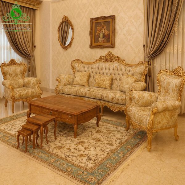 میز جلو مبلی عسلی مدل مینو