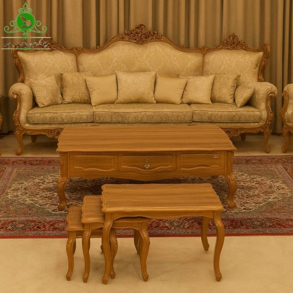 میز جلو مبلی عسلی مدل مینو