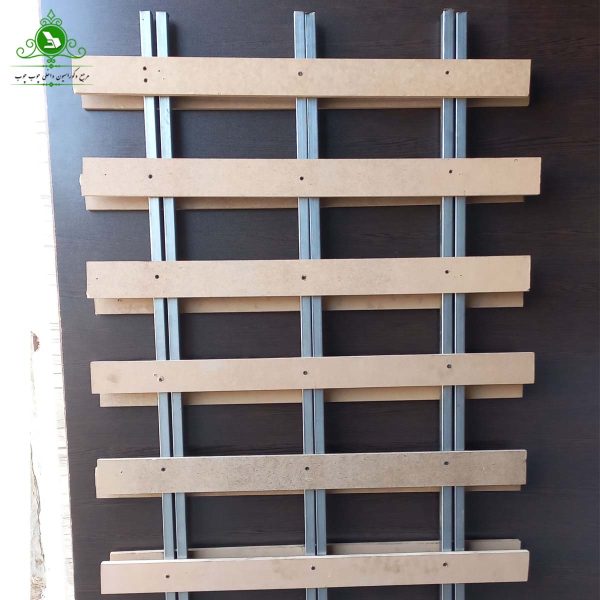 120 cm wide wood and metal bed base کفی تخت یک و نیم نفره چوب فلز عرض 120