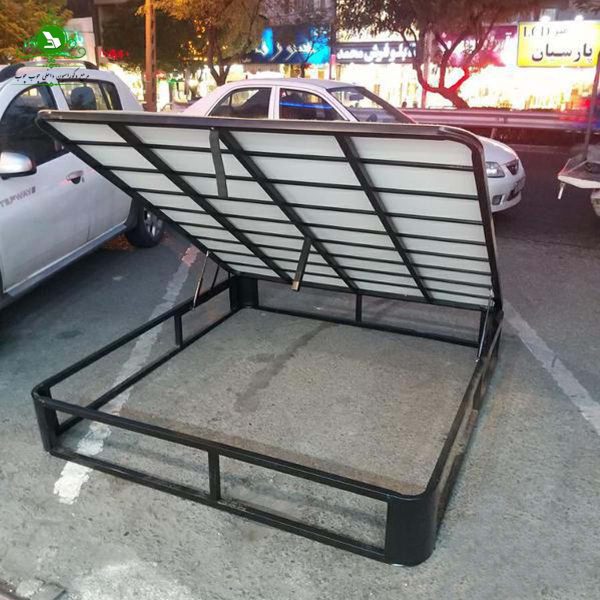 Jacked double bed with MDF sheet 2 کفی تخت خواب دو نفره جکدار تمام کلاف