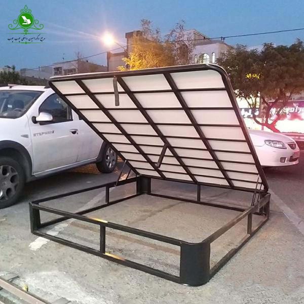 Jacked double bed with MDF sheet کفی تخت خواب دو نفره جکدار تمام کلاف