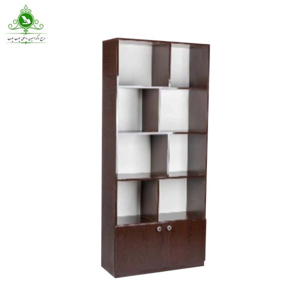 Two-door standing library